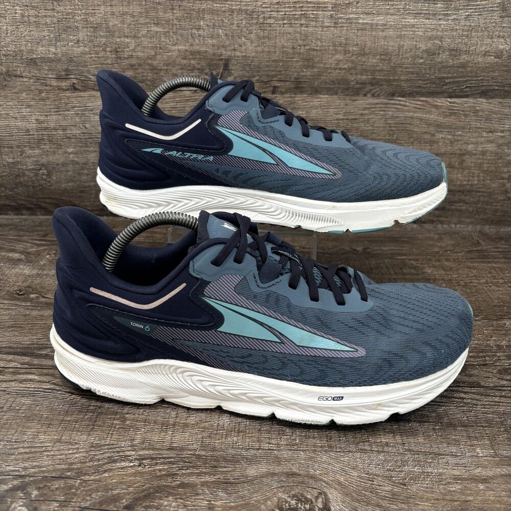 Altra Torin 6 Running Shoes Men's 10.5 Blue Teal Road Zero Drop ALOA7R6T419